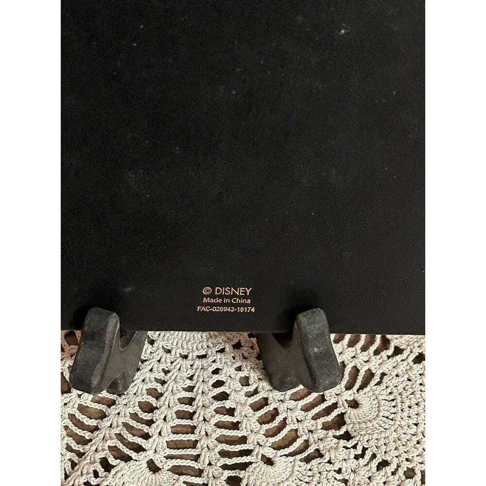 Walt Disney World Hardcover Black Faux Leather Bound Journal